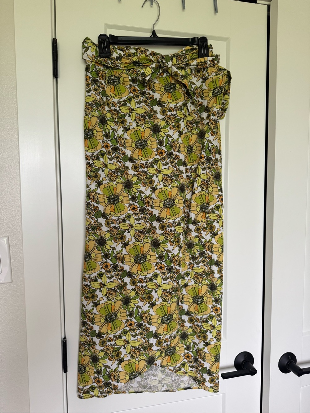 La vie style house maxi wrap skirt